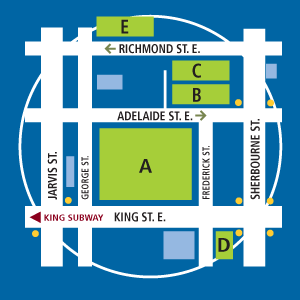 St James Campus map200 King St EastAthletic Centre - 6th Floor