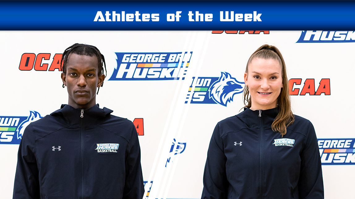 Week 10 athletes of the week Naseem Barry and Coco Sauve