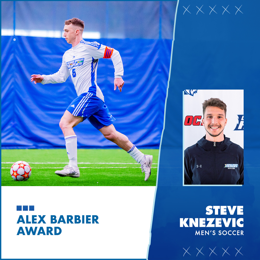 Alex Barbier Award Steve Knezevic Men's Soccer