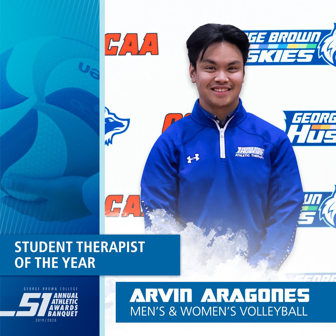student therapist of the yeararvin aragonesmens and womens volleyball