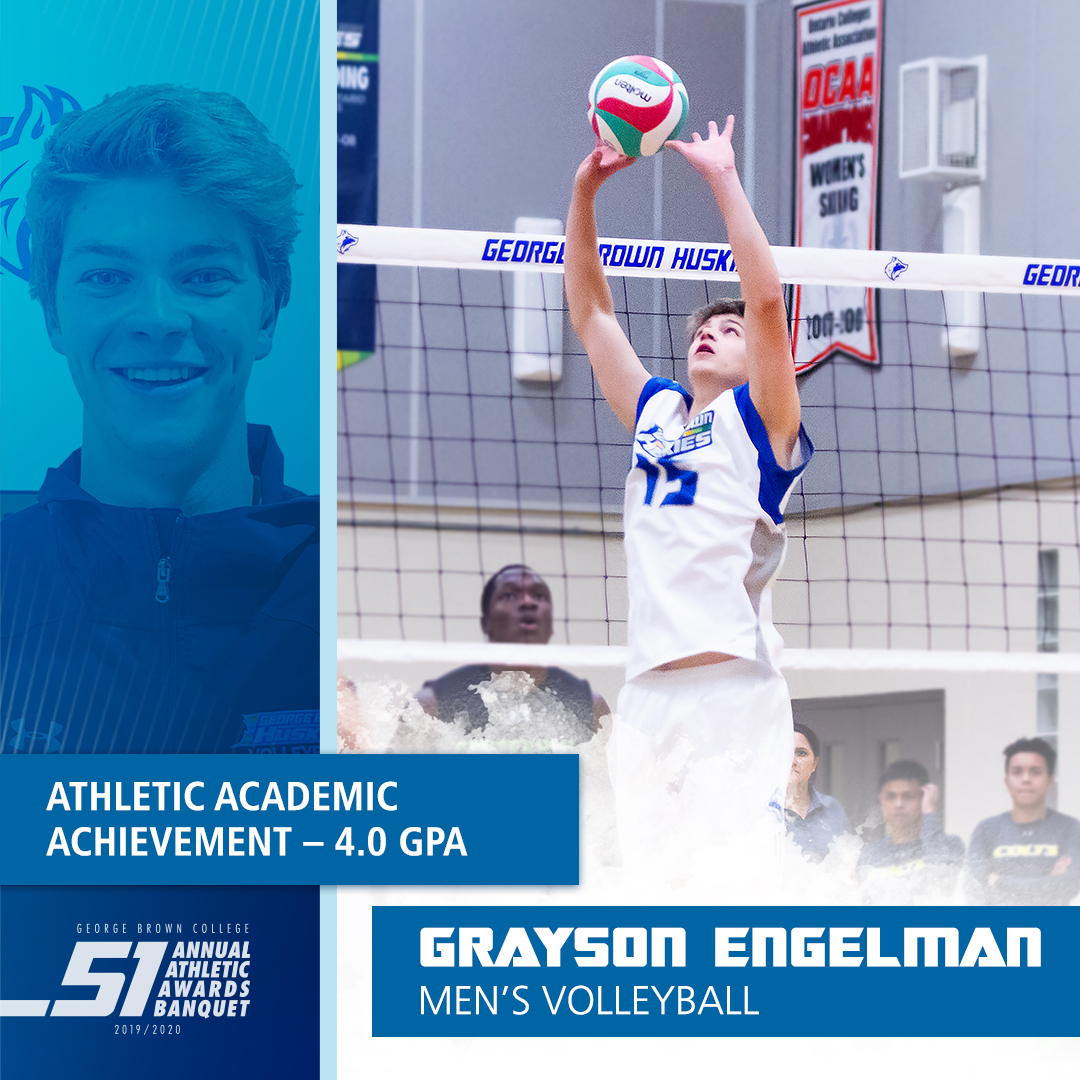 academic achievement 4.0 gpaGrayson Engelmanmen's volleyball