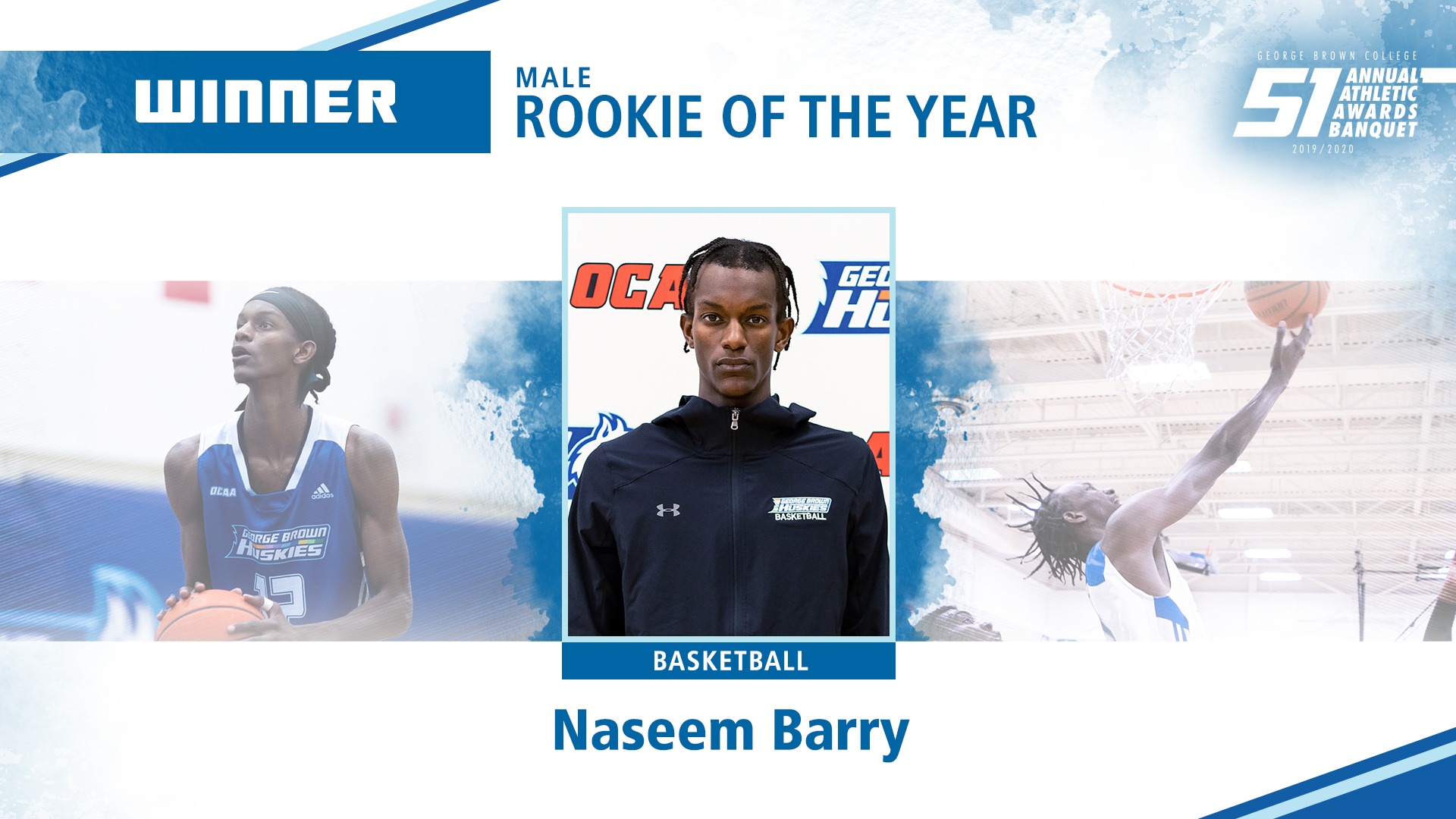winner male rookie of the yearbasketballnaseem barry
