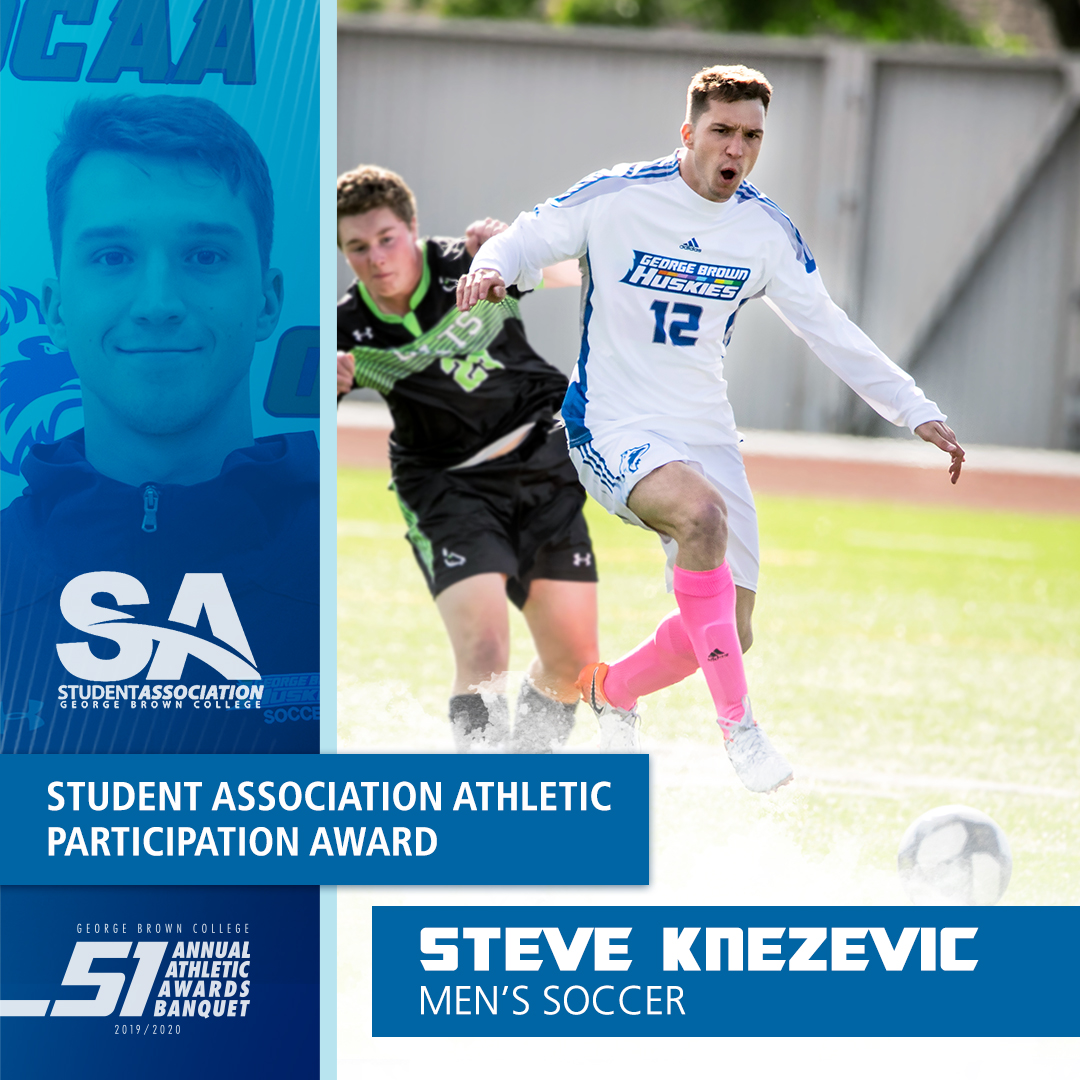 Student associationathletic participation awardsteve knezevicmens soccer
