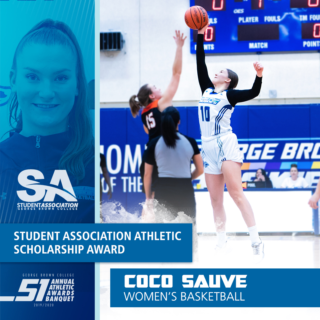 Student associationathletic scholarship awardcoco sauvewomens basketball