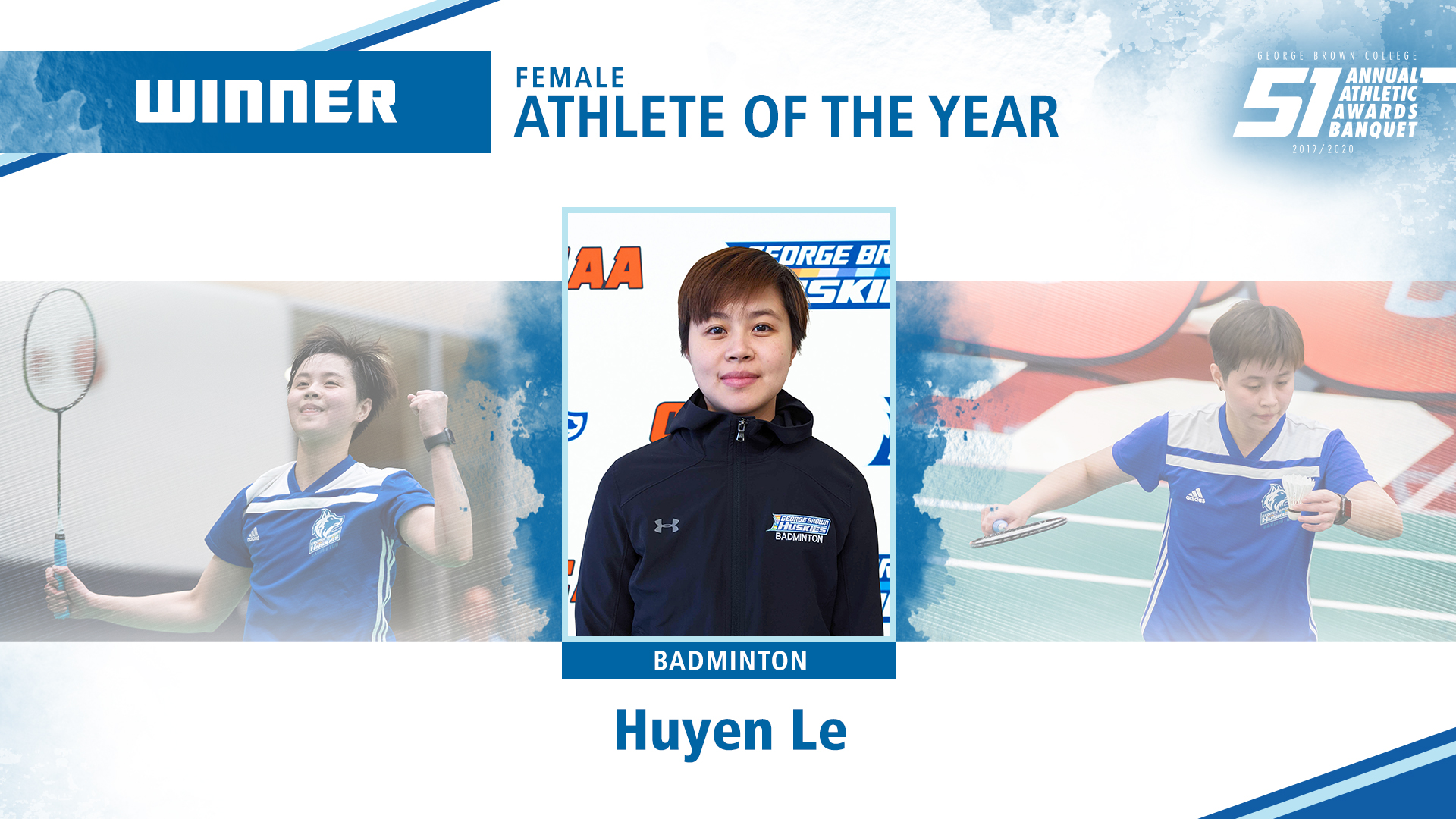 winnerfemale athlete of the yearbadminton Huyen Le
