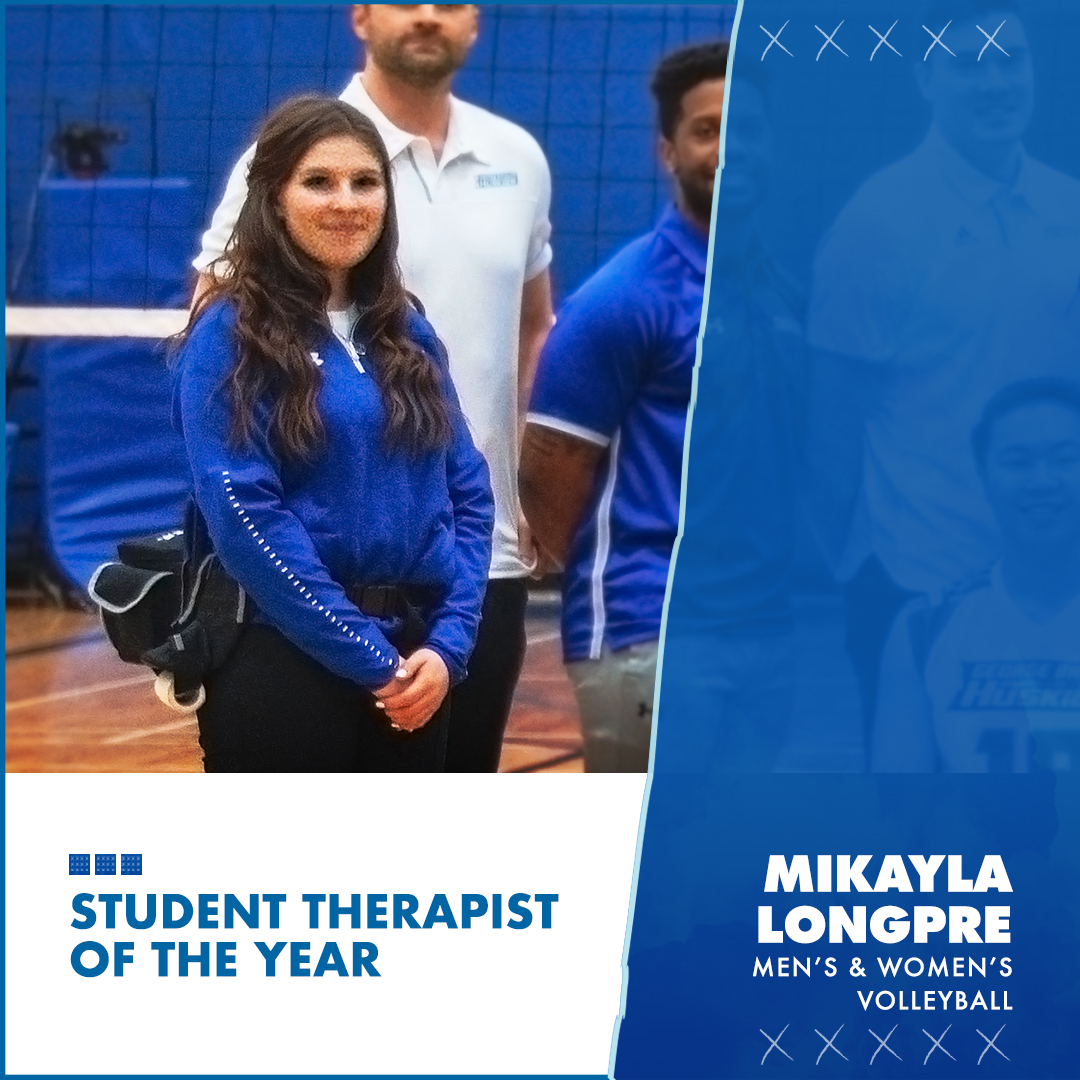 student therapist of the yearmikaylalongpremens and womens volleyball
