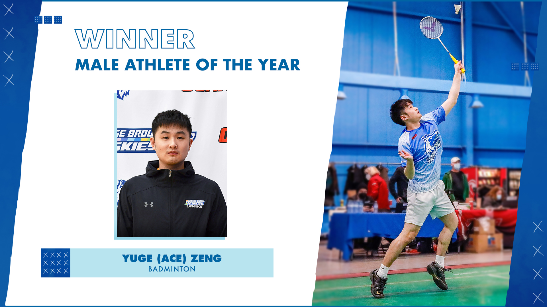 winnermale athlete of the yearbadminton Yuge Ace Zeng