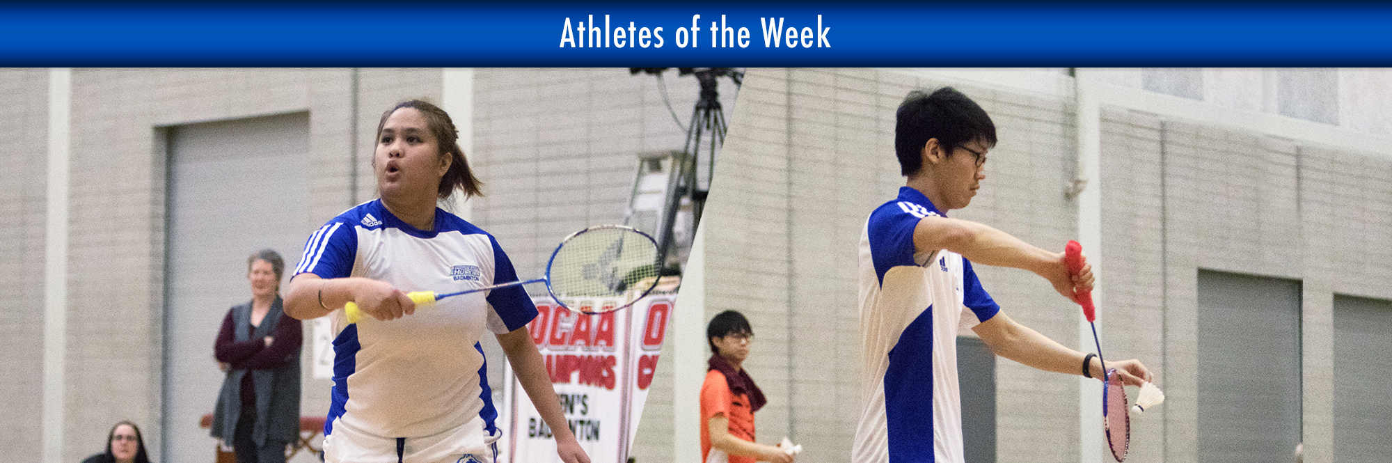 ANGELINE ALVIAR, MIKE RA NAMED HUSKIES ATHLETES OF THE WEEK AFTER TEAMING UP FOR PROVINCIAL GOLD