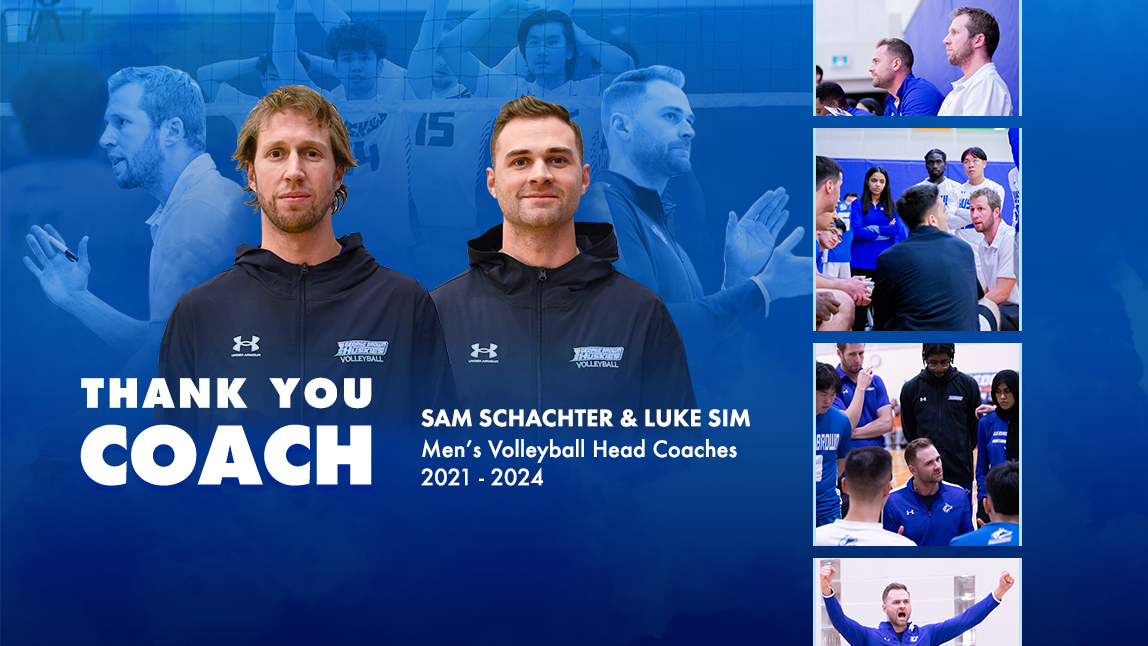 Thank you Coach
Sam Schachter and Luke Sim
Men's Volleyball head coaches 2021-2024