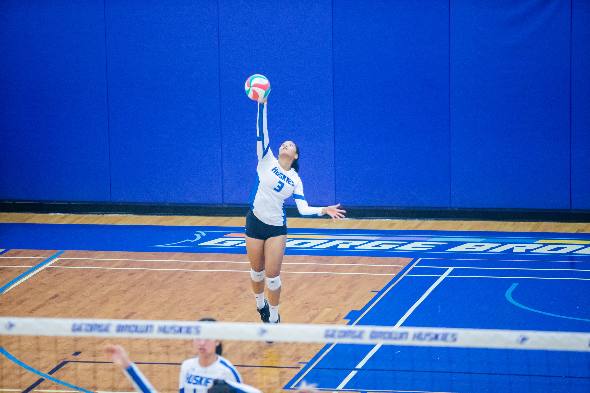 HUSKIES VOLLEYBALL IN TOUGH AGAINST THE LORDS