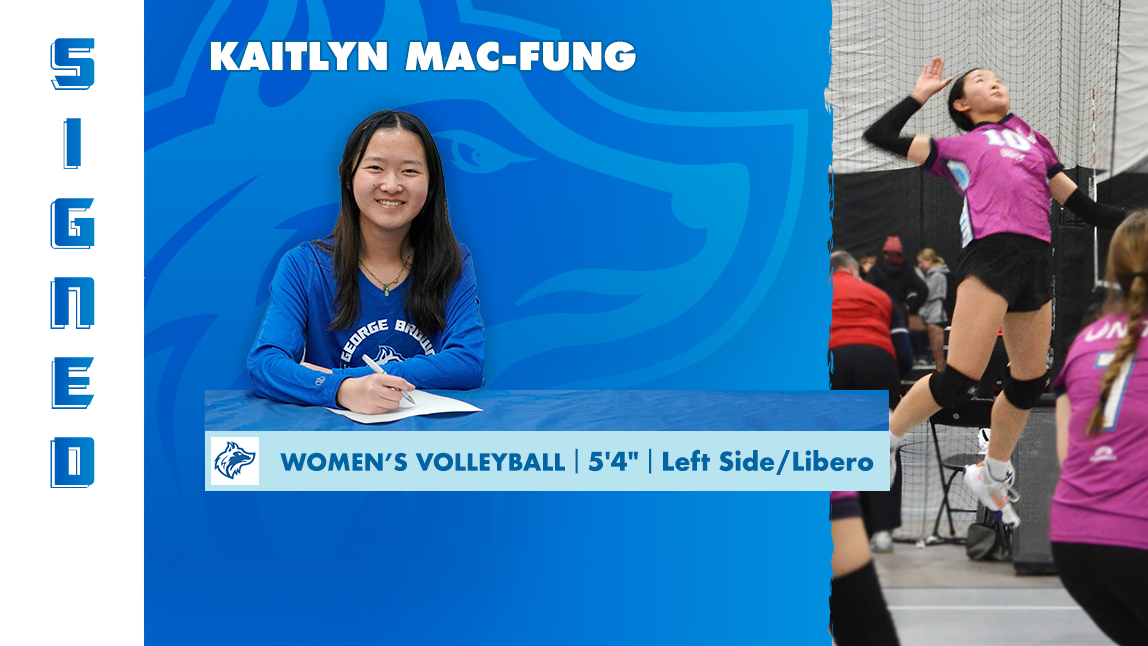 MAC-FUNG COMMITS TO WOMEN&rsquo;S VOLLEYBALL